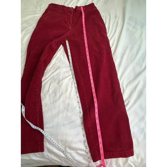 Vintage L.L. Bean corduroy Red Pants - Picture 3 of 9